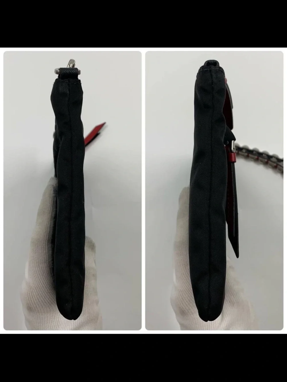 Prada nylon clutch